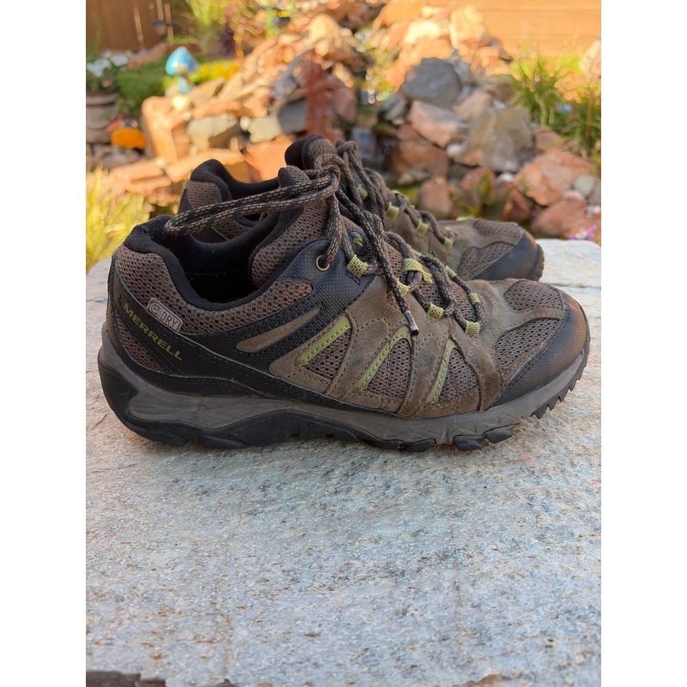 Merrell Outmost Ventilator Hiking Shoes Mens 9.5 Boulder Brown J09539 Low Top - Picture 1 of 9